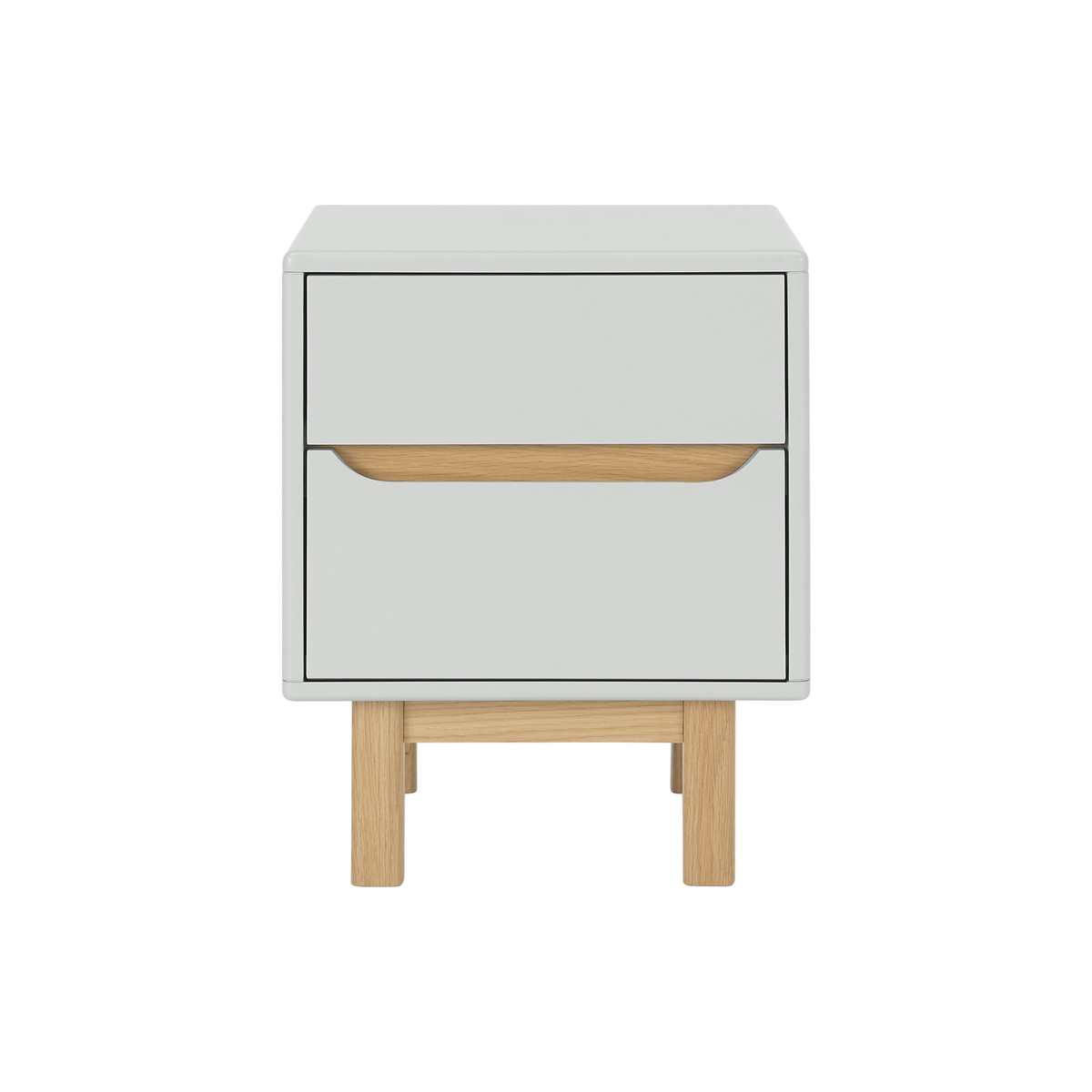 Jayden Bedside Table, Grey & Oak – image 2