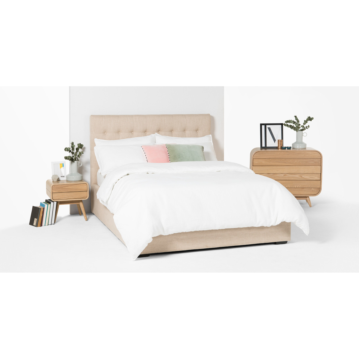 Esme bedside table, ash – image 3