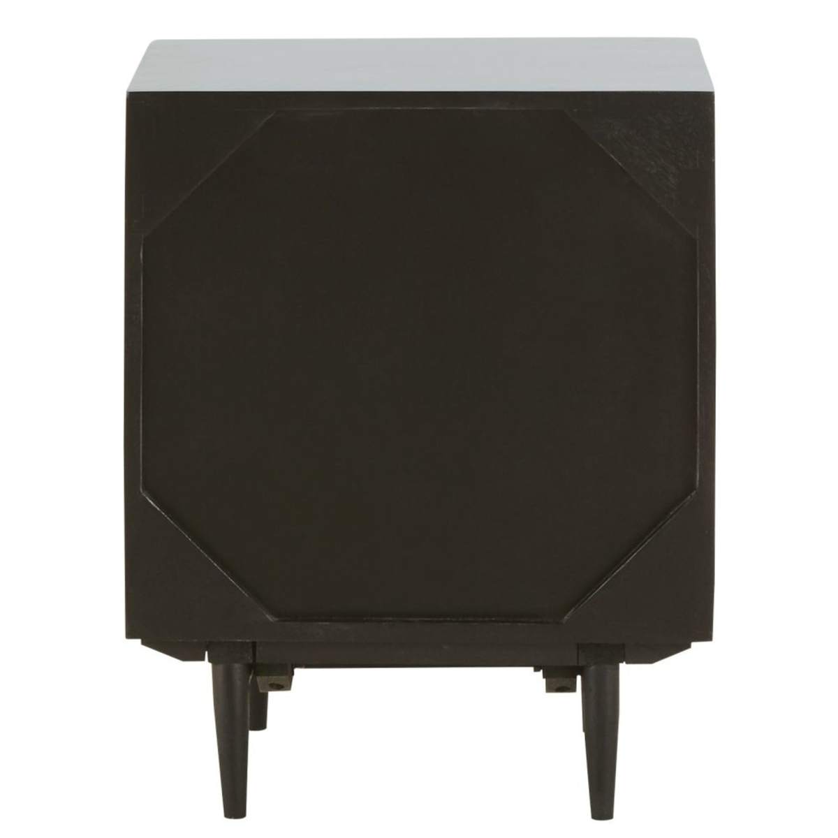 Acacia and Mango Wood 1-Door 1-Drawer Bedside Table Indies – image 3