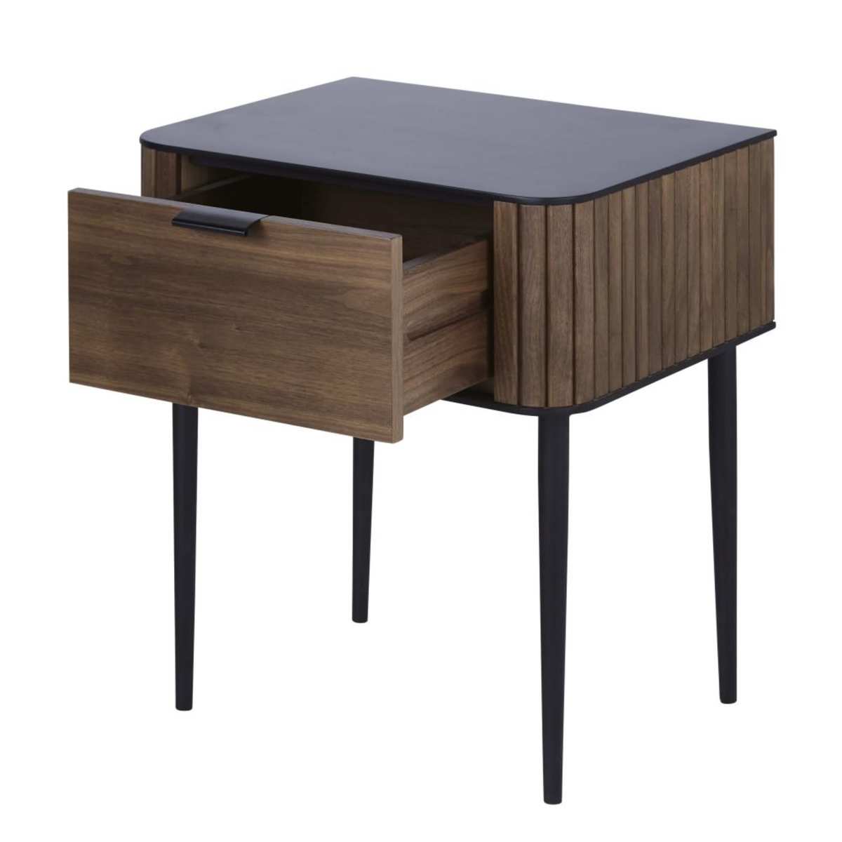 Vintage 1-Drawer Bedside Table Spiga – image 2
