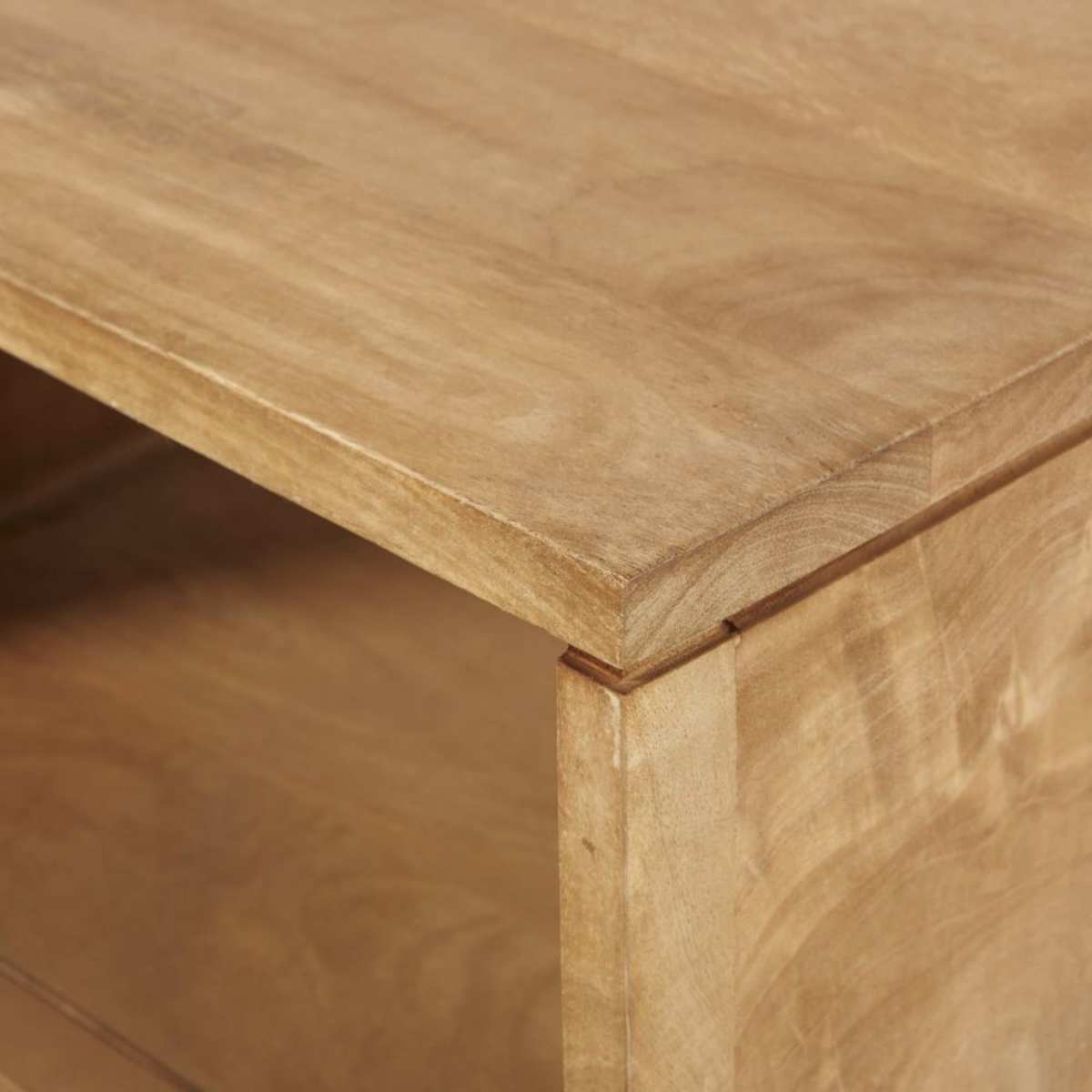 Solid Mango Wood 1-Drawer Bedside Table  Metropolis – image 5