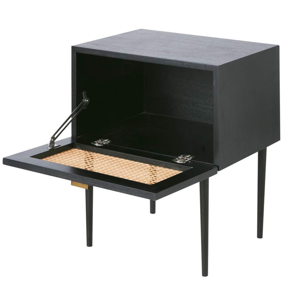 Rattan Canework 1-Door Bedside Table Loreto – image 2