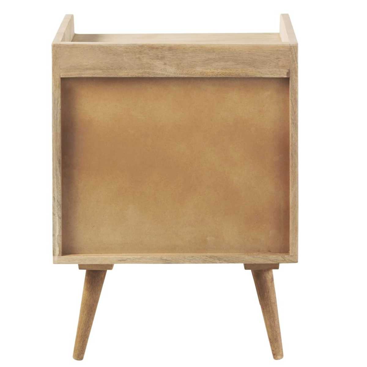 Mango wood vintage bedside table with drawers W 45cm Trocadero – image 2
