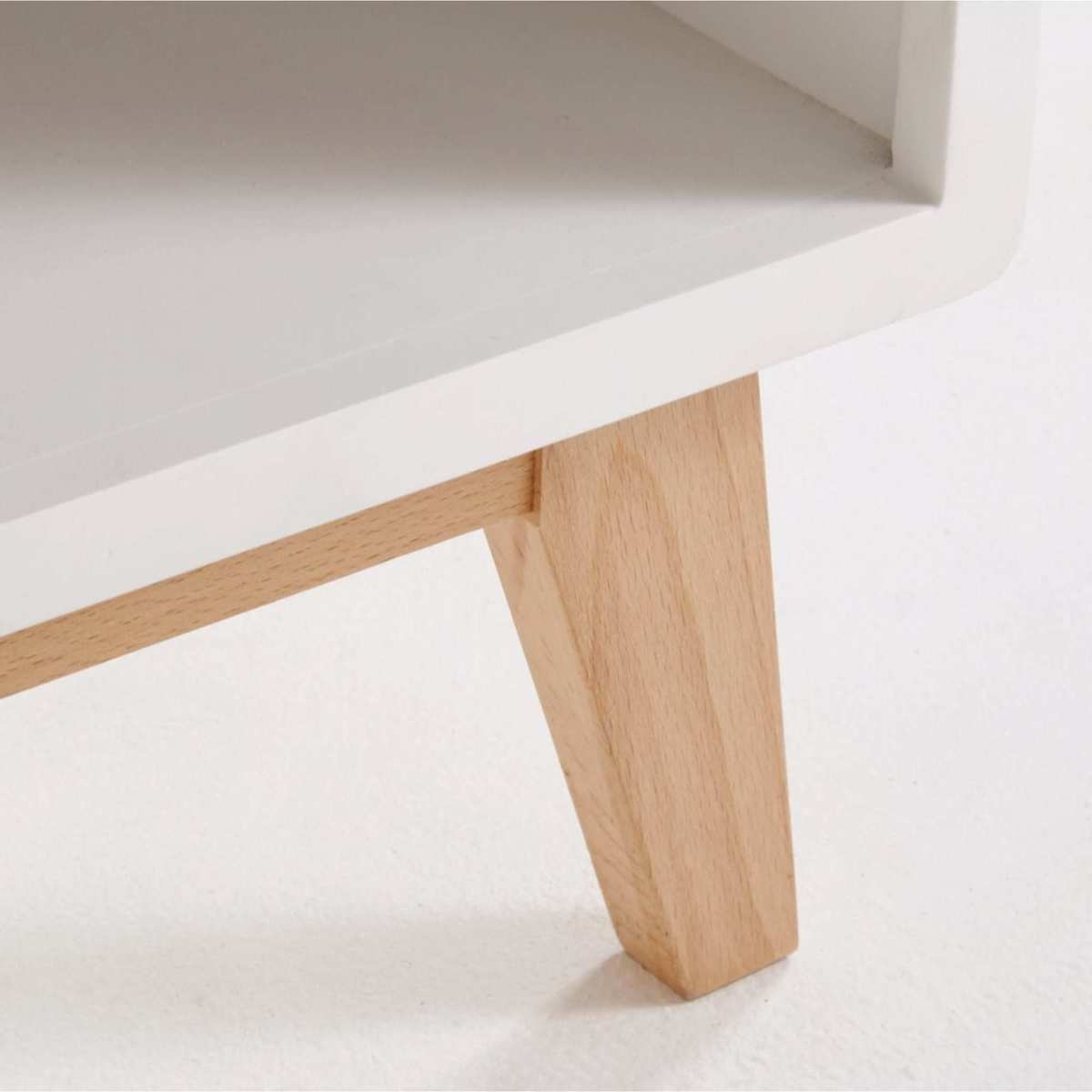 White Vintage 1-Drawer Bedside Table Sweet – image 5