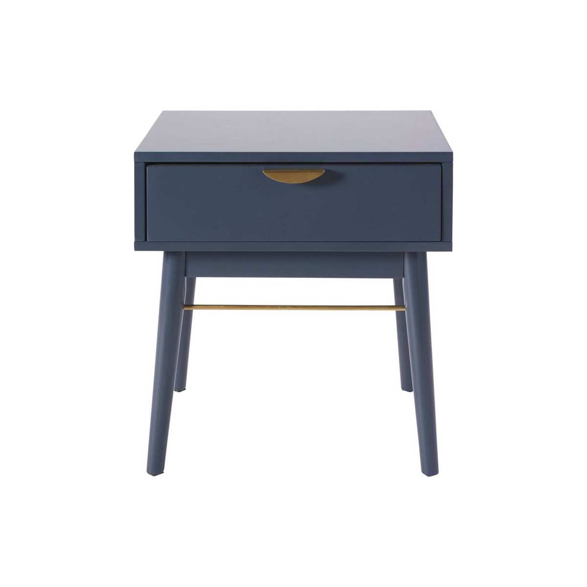 Dark Blue 1-Drawer Bedside Table Penelope – image 2