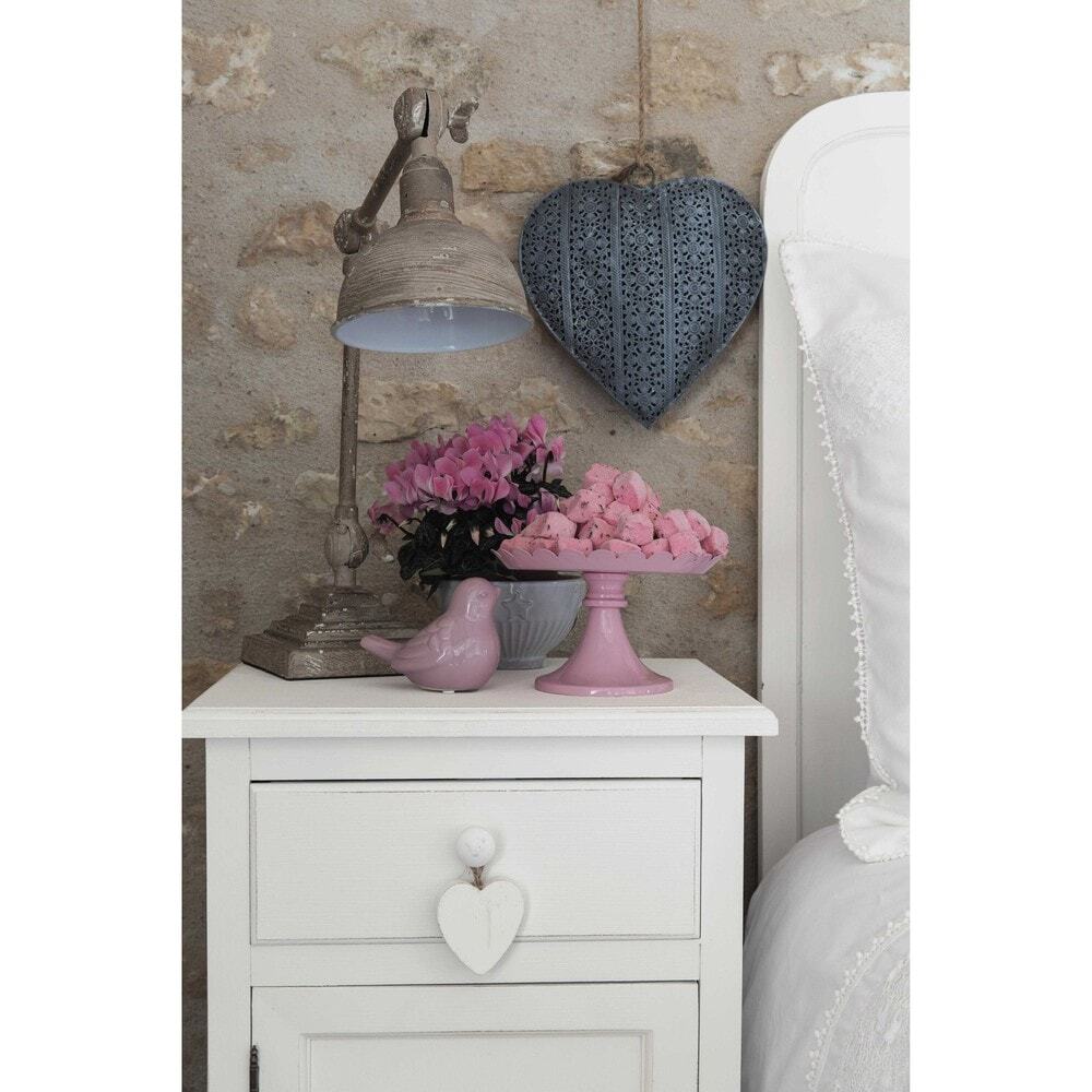White Bedside Table with 1 Drawer – image 5