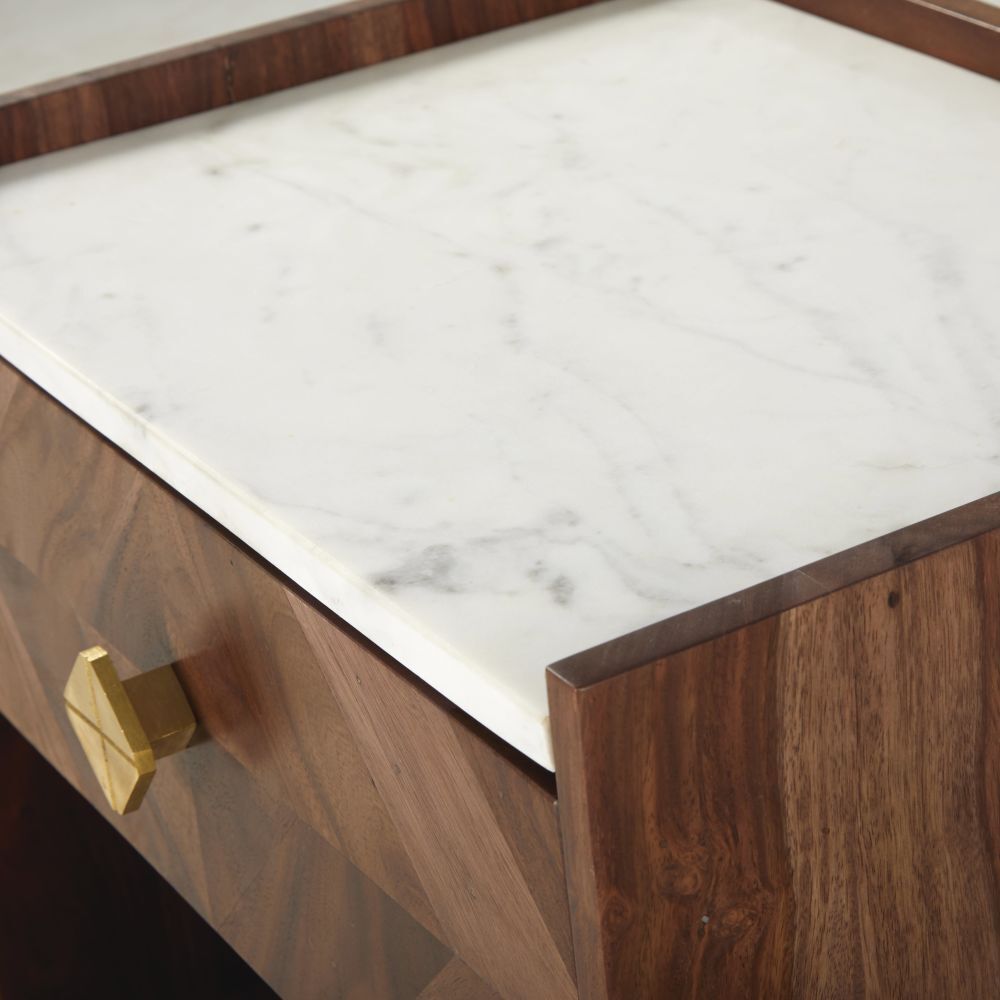 Professional 1-Drawer Bedside Table – image 2