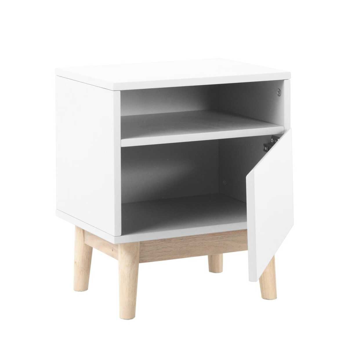 Vintage Bedside Table in White Artic – image 2