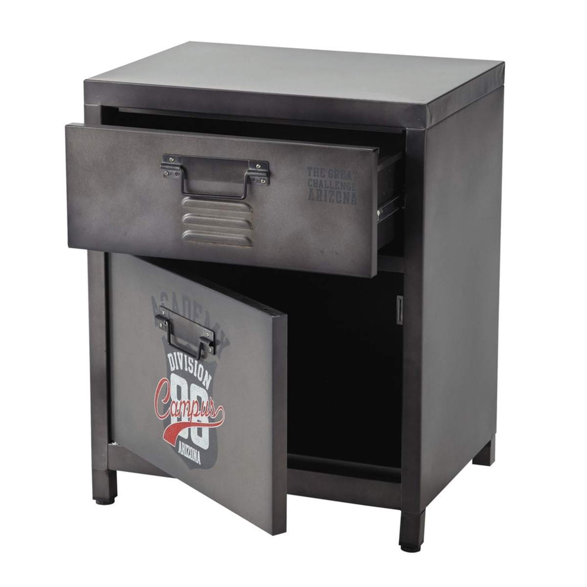 Metal Bedside Table with 1-Drawer Andrews – image 2