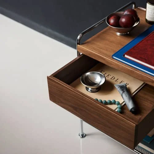 Alima NDS3 Bedside table wood brown / Drawer - &tradition – image 3