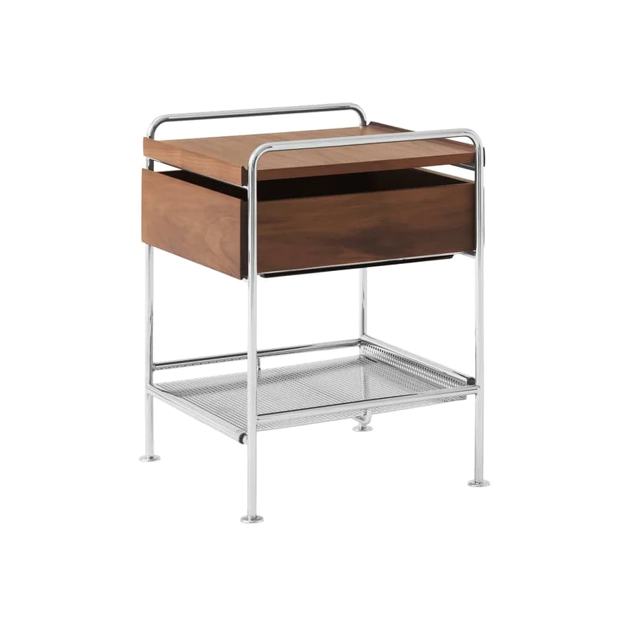 Alima NDS3 Bedside table wood brown / Drawer - &tradition – image 1