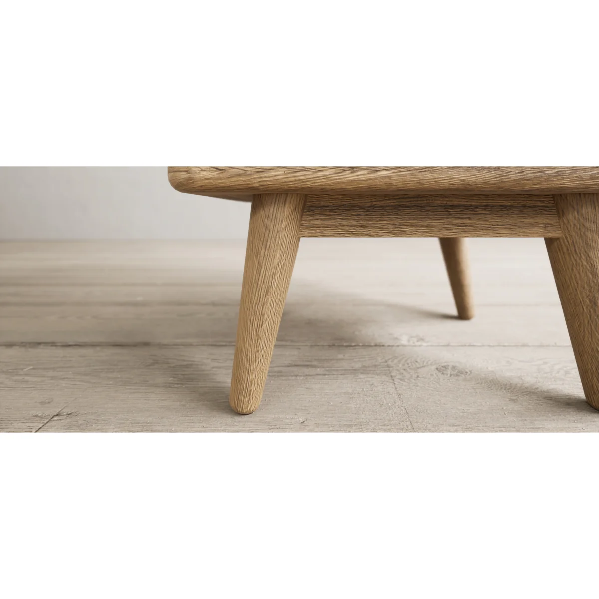 Parven Solid Oak 2 Drawer Bedside Chest – image 8