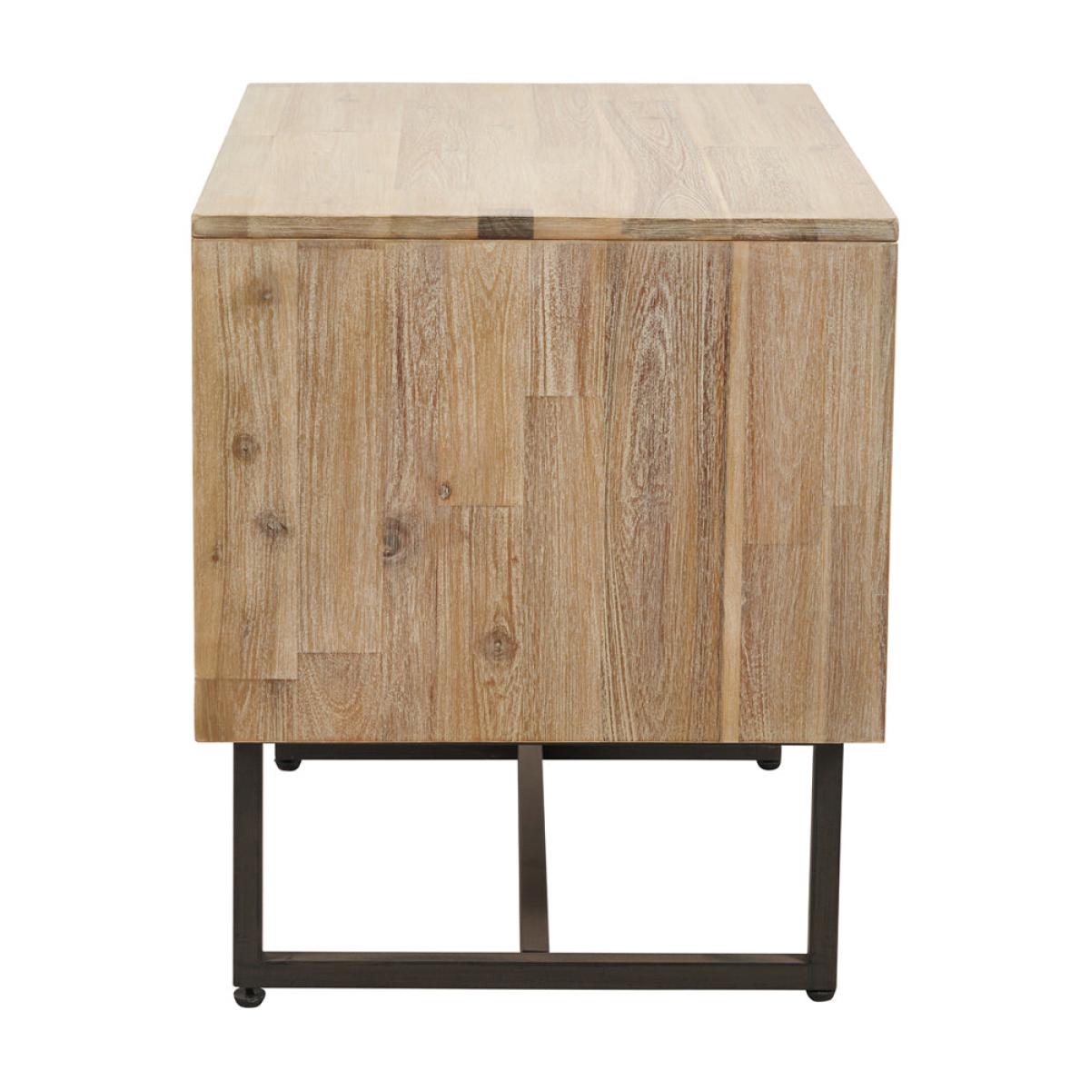 Olivia's Martha Acacia Wood Bedside Unit – image 4