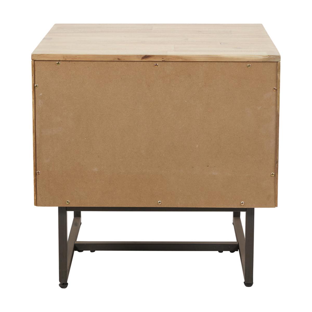 Olivia's Martha Acacia Wood Bedside Unit – image 5