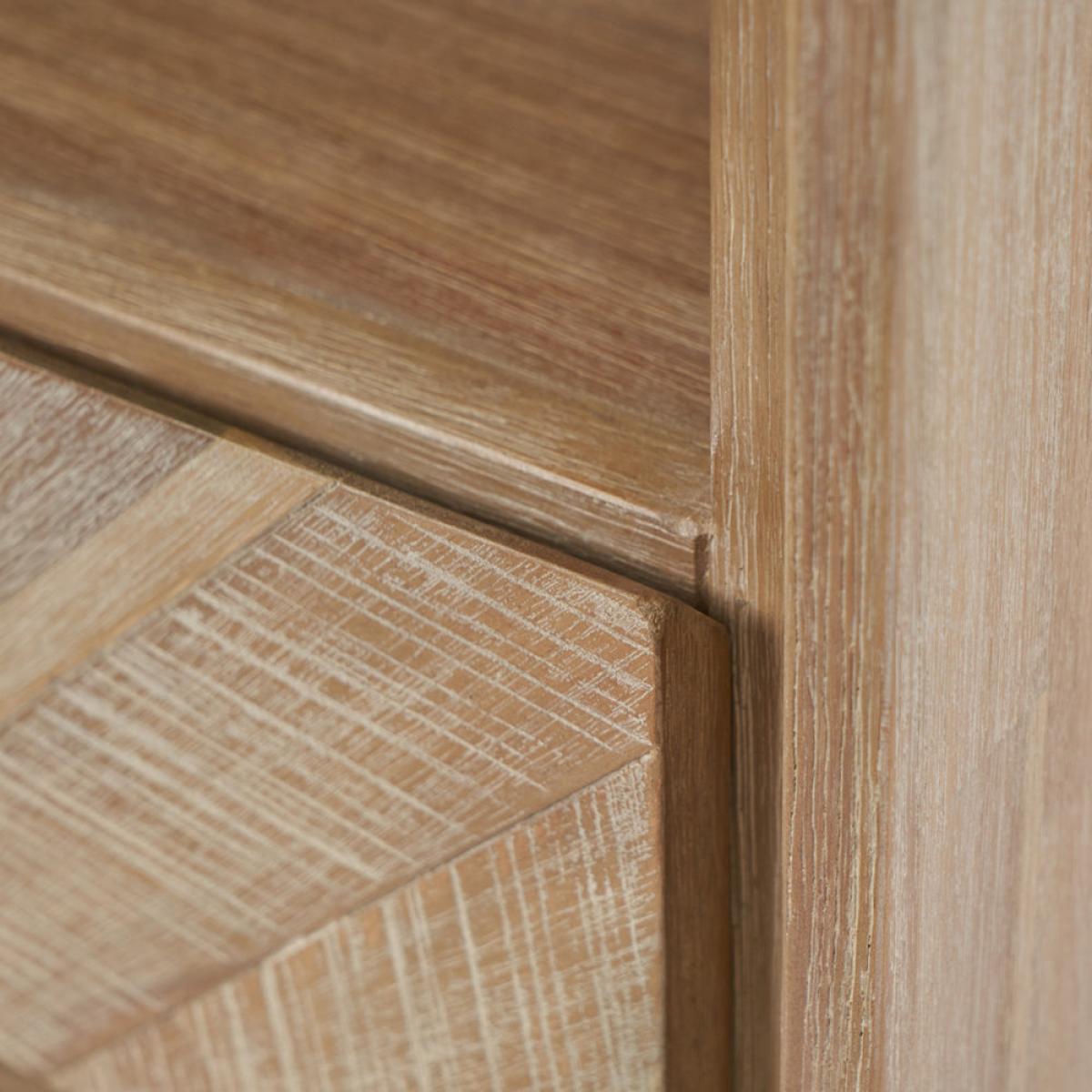 Olivia's Martha Acacia Wood Bedside Unit – image 8