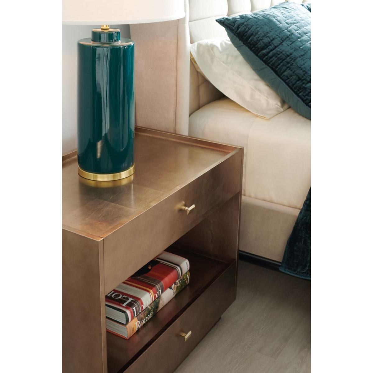 Caracole Modern Edge Perimeter Bedside Table – image 2