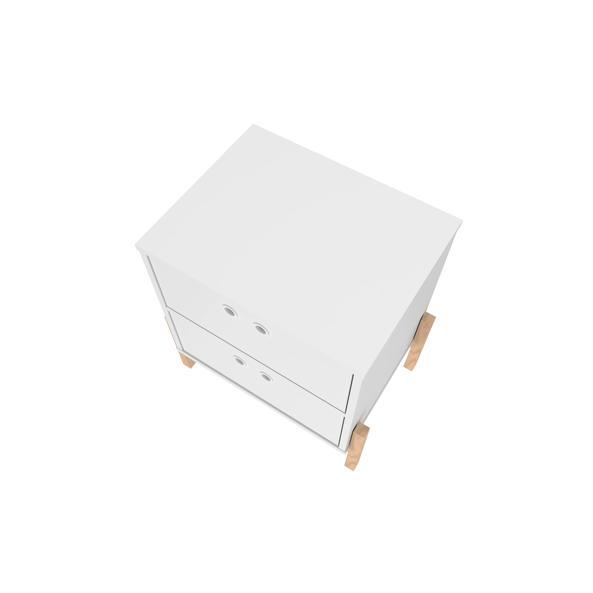Phoenix White Bedside Table – image 5