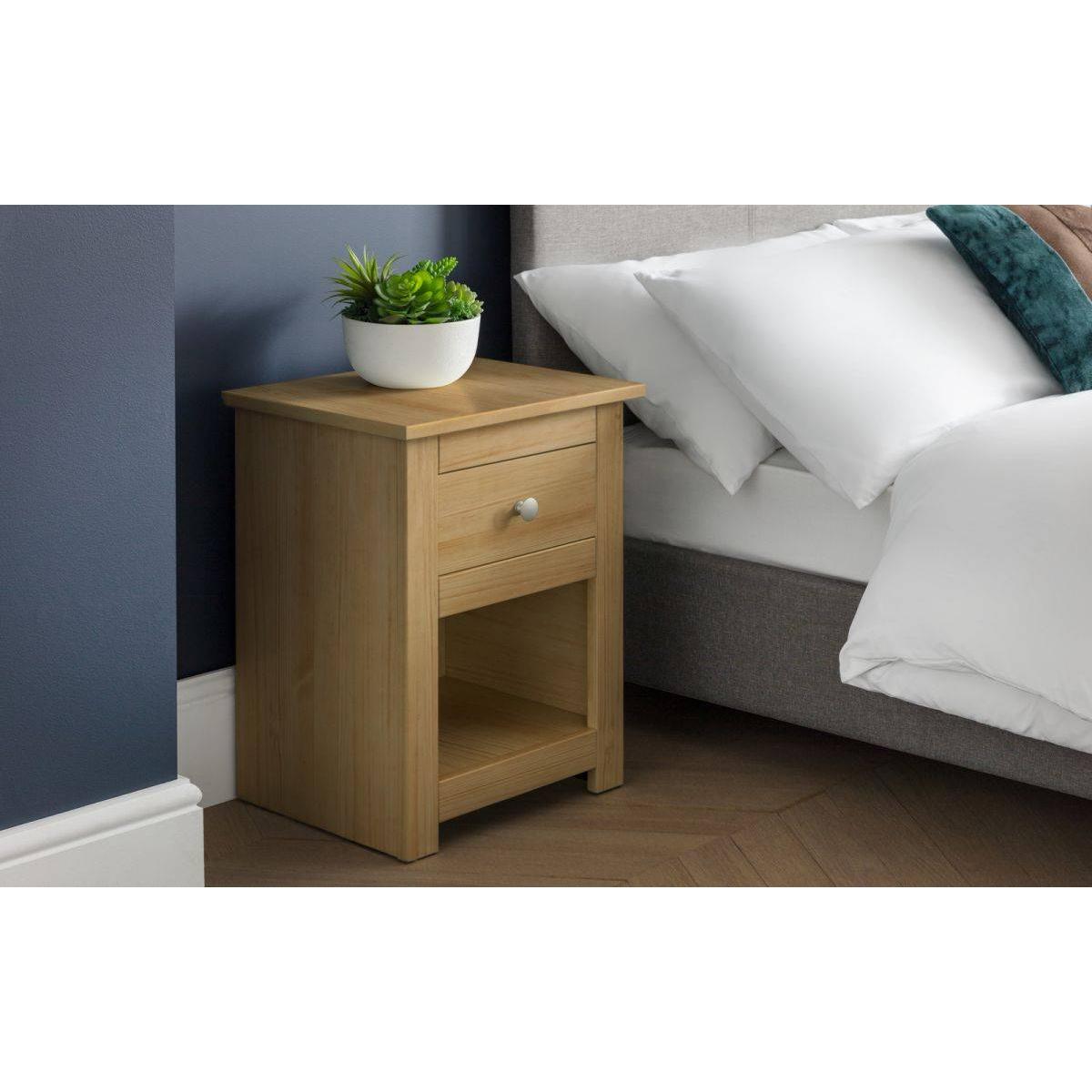 Julian Bowen Radley Bedside - Waxed Pine – image 3