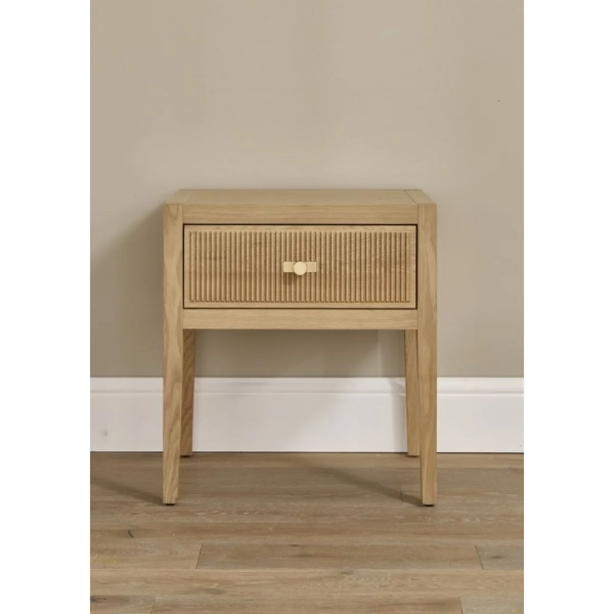 Illinois 1 Drawer Night Stand - Oak – image 3
