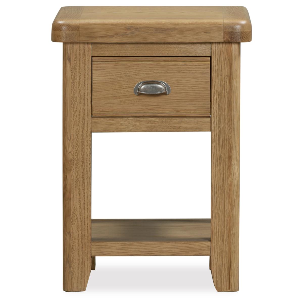 Juniper 1 Drawer Bedside Table - Smoked Oak In SmokedOak – image 5