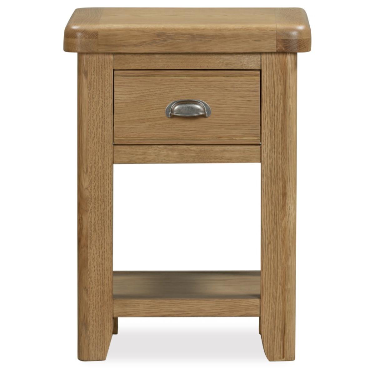 Juniper 1 Drawer Bedside Table - Smoked Oak In SmokedOak – image 10