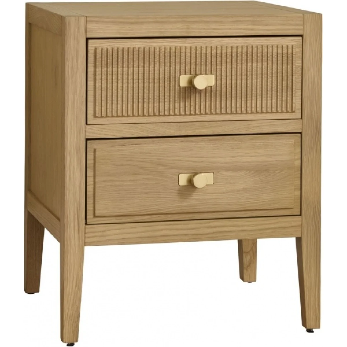 Illinois 2 Drawer Bedside - Oak – image 5