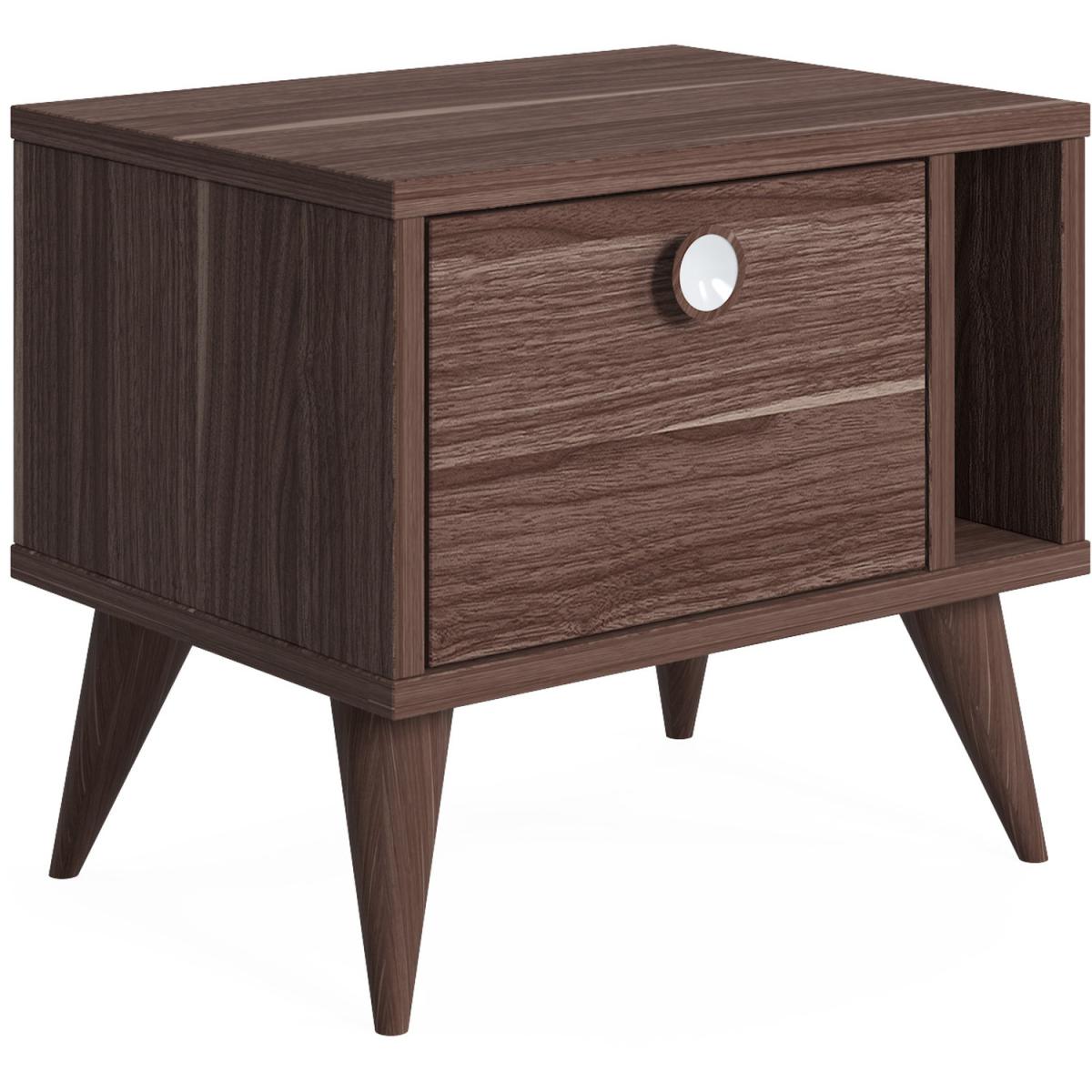 Vega 38cm Tall Nightstand by Ruumstore - Victoria Walnut – image 5