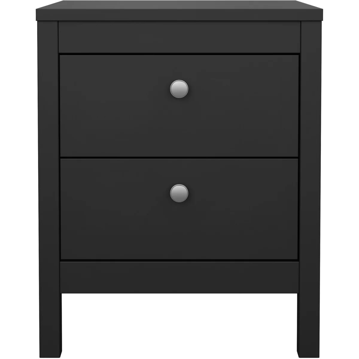 Madrid Bedside Table 2 Drawers in White - White – image 16
