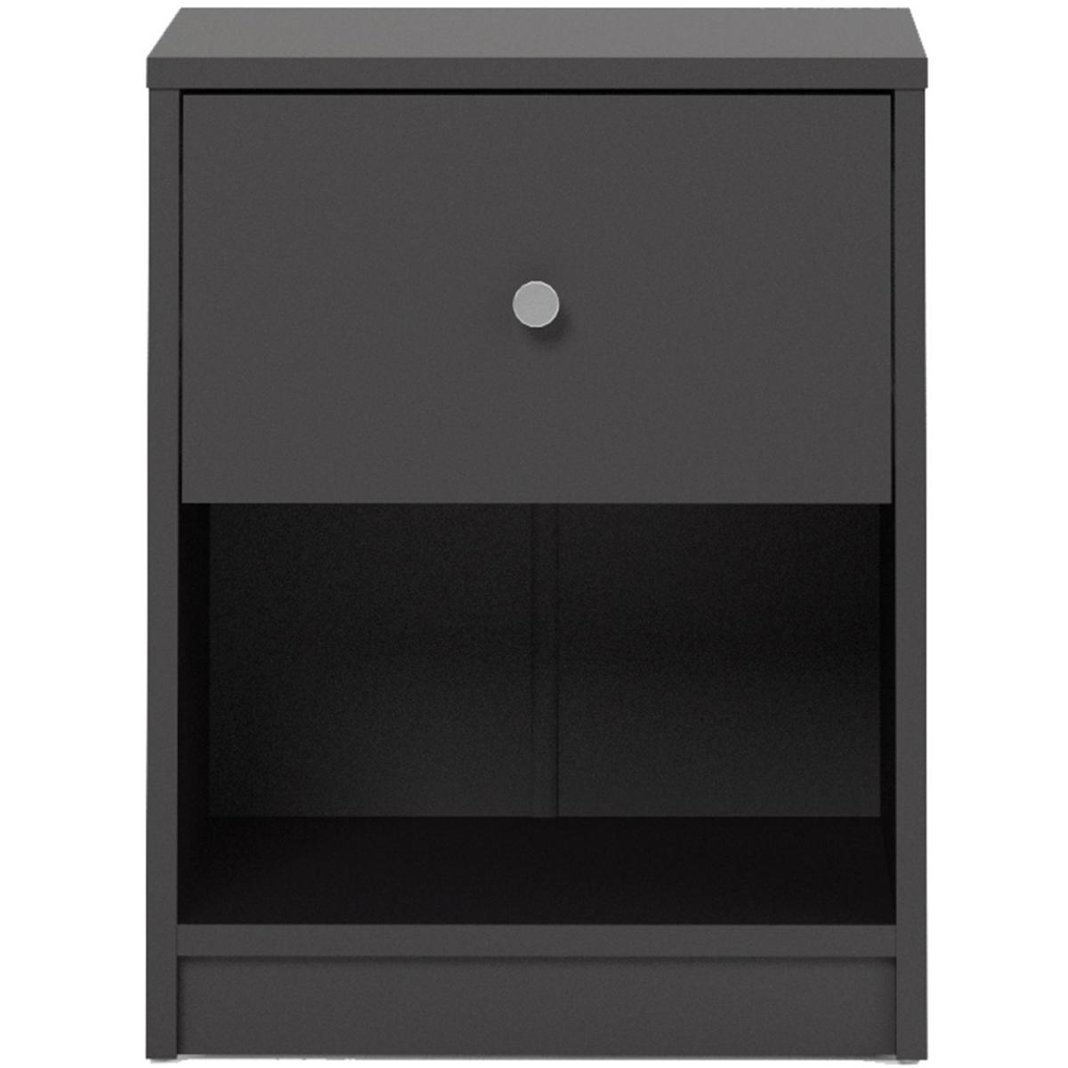 Millie Bedside One Drawer - Dark Walnut – image 12