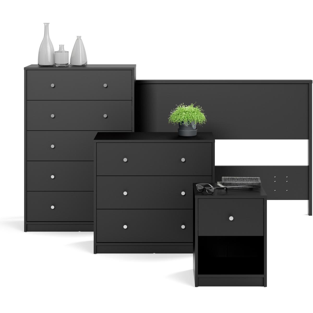 Millie Bedside One Drawer - Dark Walnut – image 18