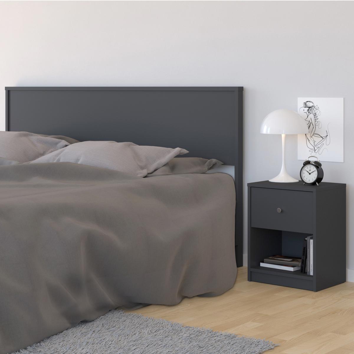 Millie Bedside One Drawer - Dark Walnut – image 24