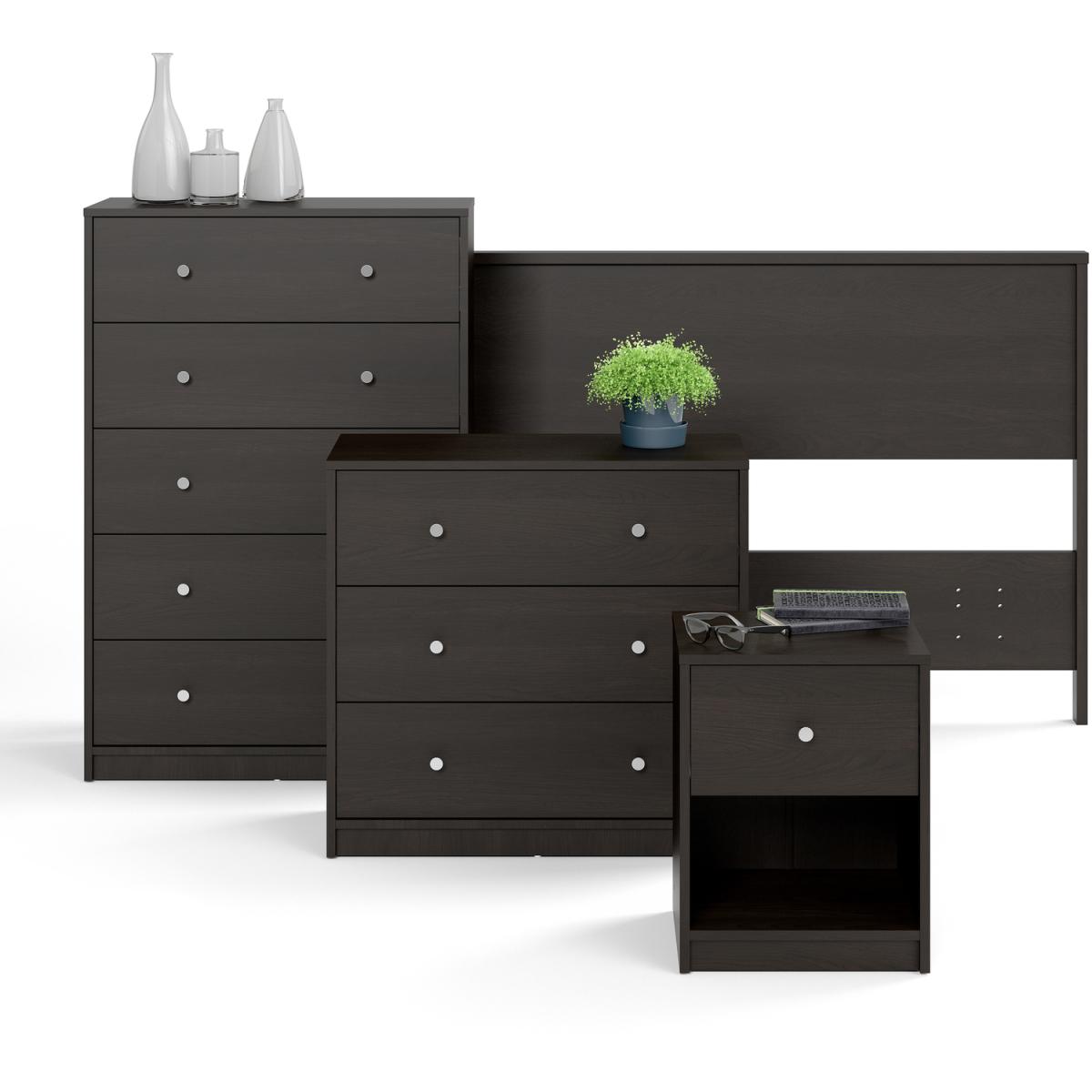 Millie Bedside One Drawer - Dark Walnut – image 7