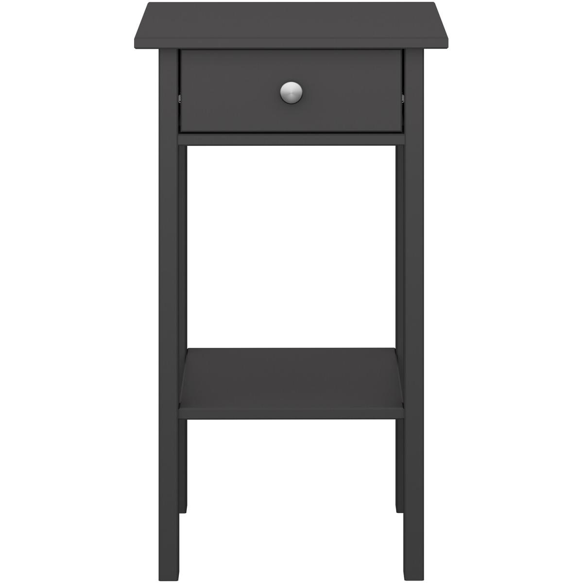 Tromso 1-Drawer Nightstand - Black – image 2