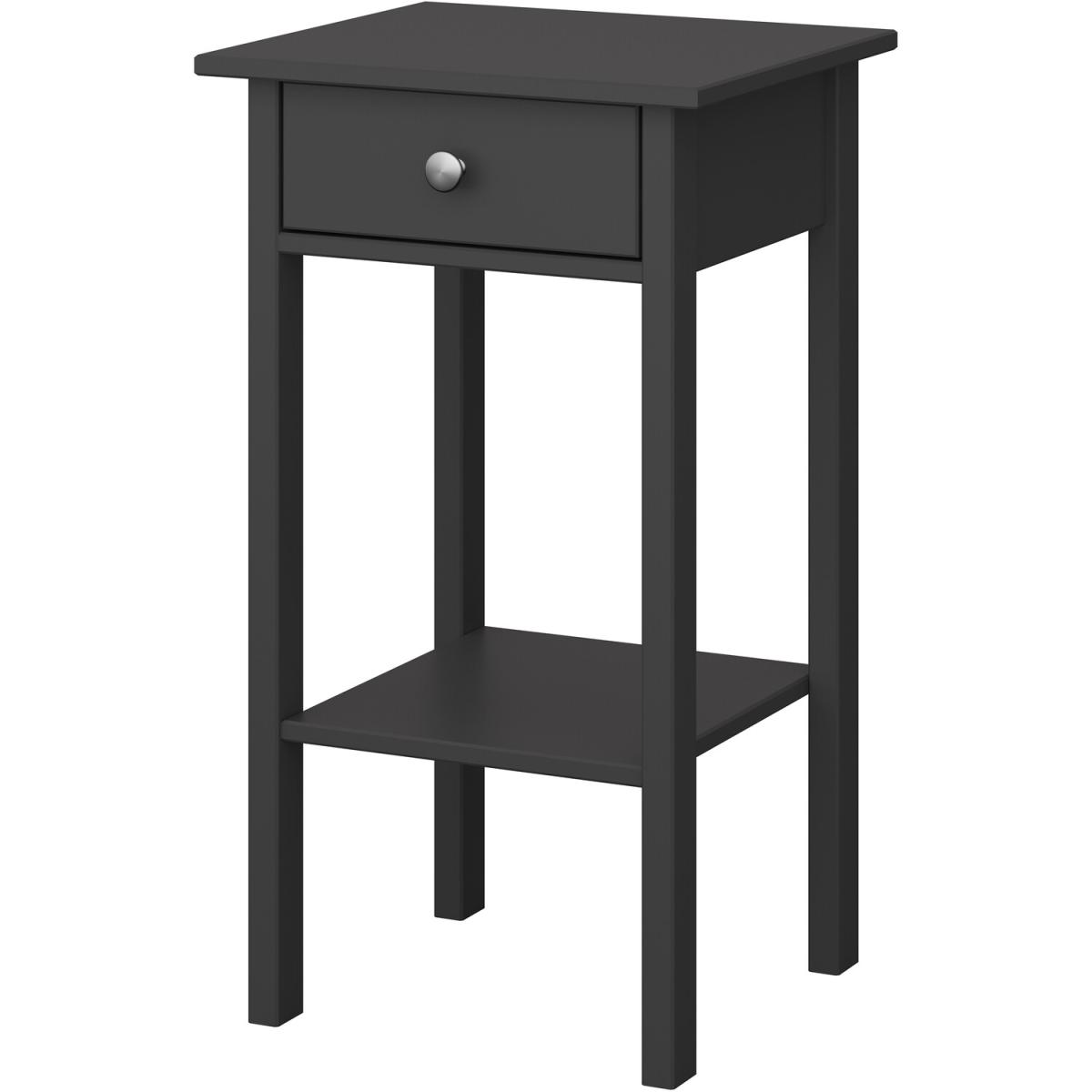 Tromso 1-Drawer Nightstand - Black – image 3