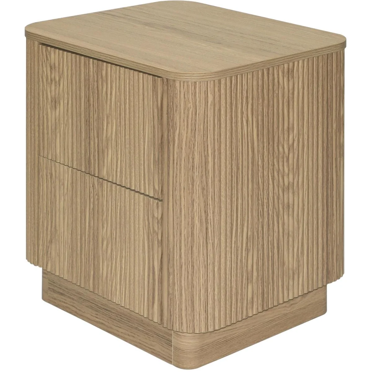Winthorpe 2 Drawer Bedside Oak - Oak effect – image 6