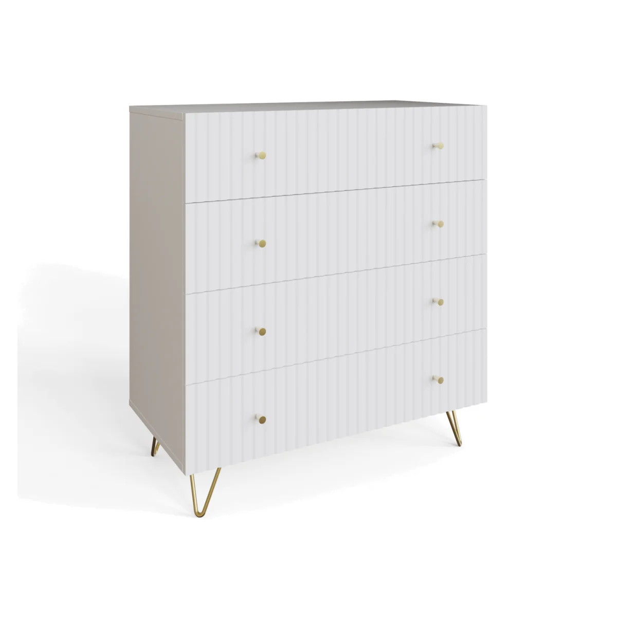 Thalia 4 Drawer Chest - White – image 1