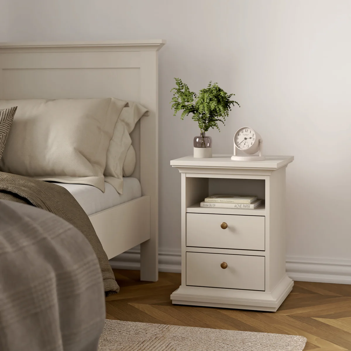 Paris Nightstand in Cashmere - Cashmere – image 2
