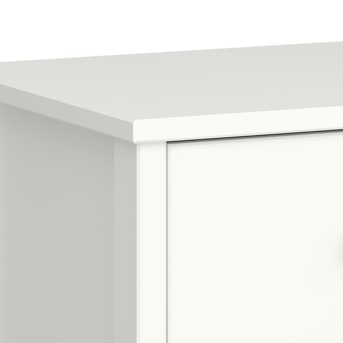 Tromso 3-Drawer Bedside Table - White – image 6