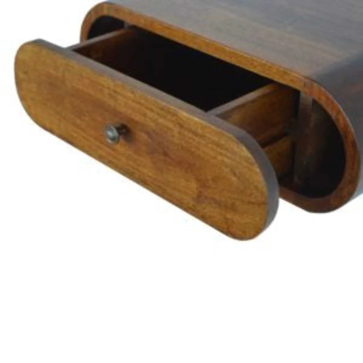 Bardolino Chestnut Wall Mounted Bedside Table - Brown – image 5