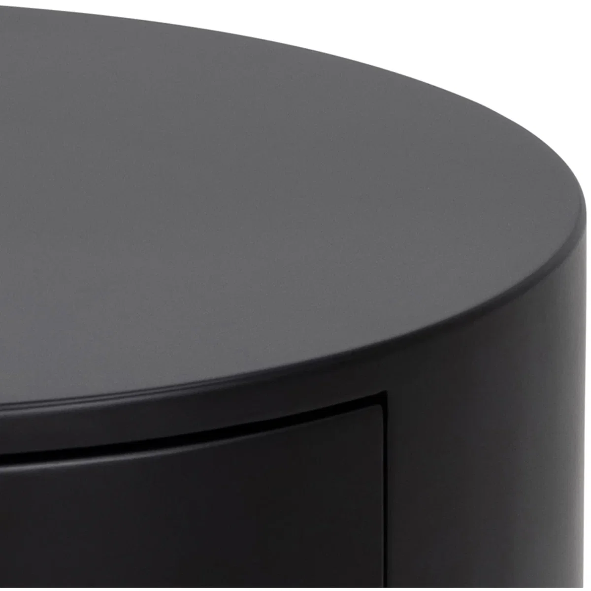 Furniture To Go Polo Round Bedside Table - Black – image 5