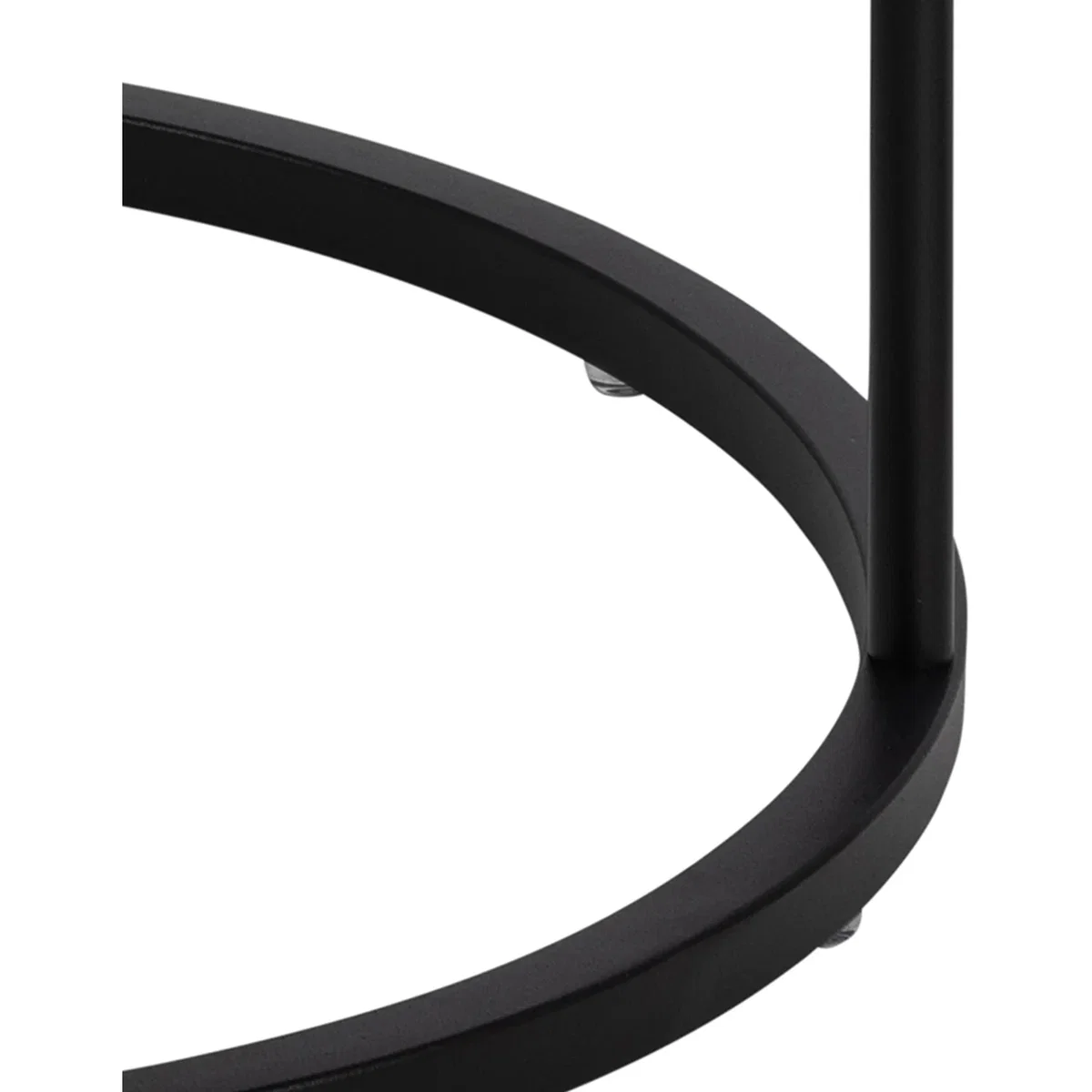 Furniture To Go Polo Round Bedside Table - Black – image 8