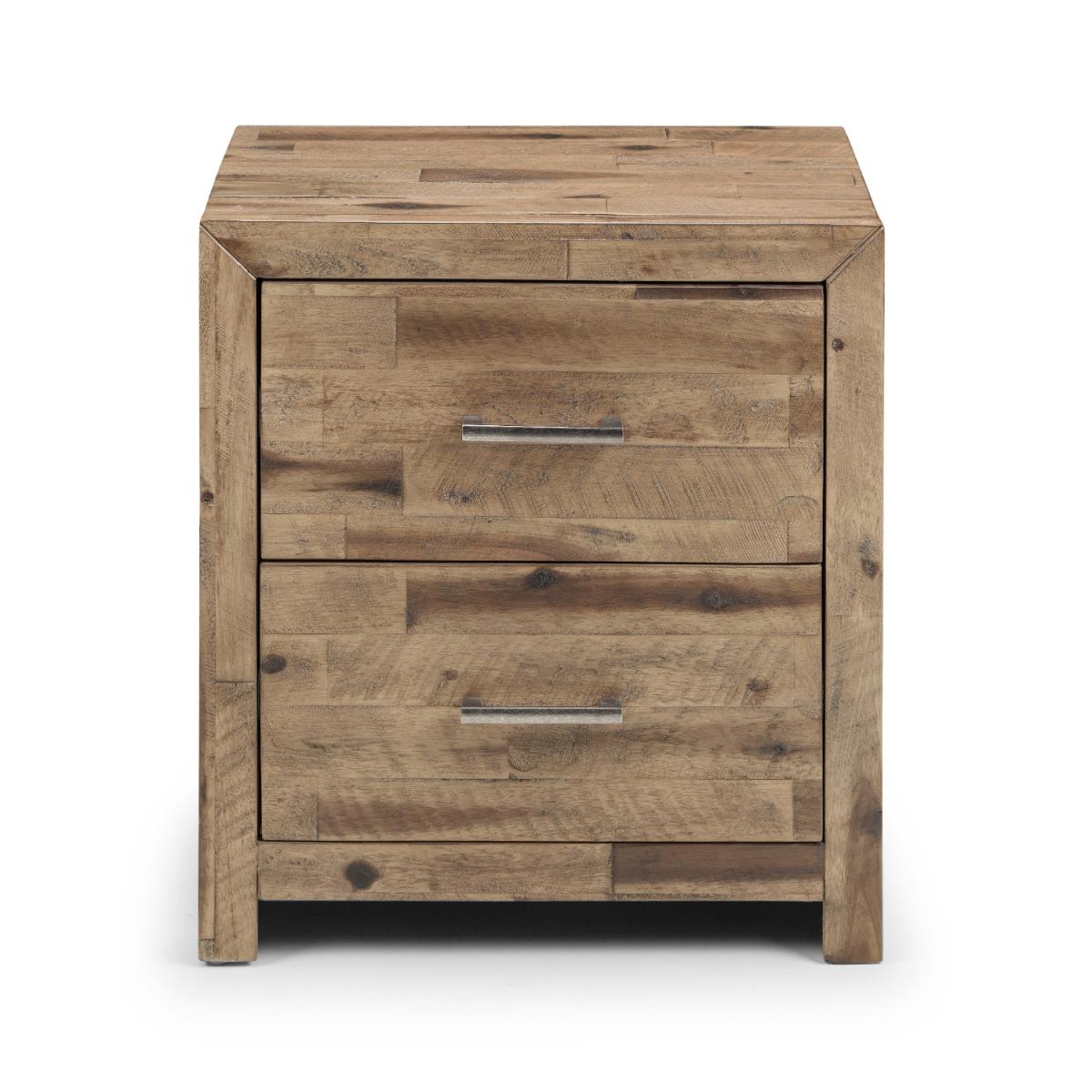 Hoxton 2 Drawer Bedside - Antique Oak – image 2