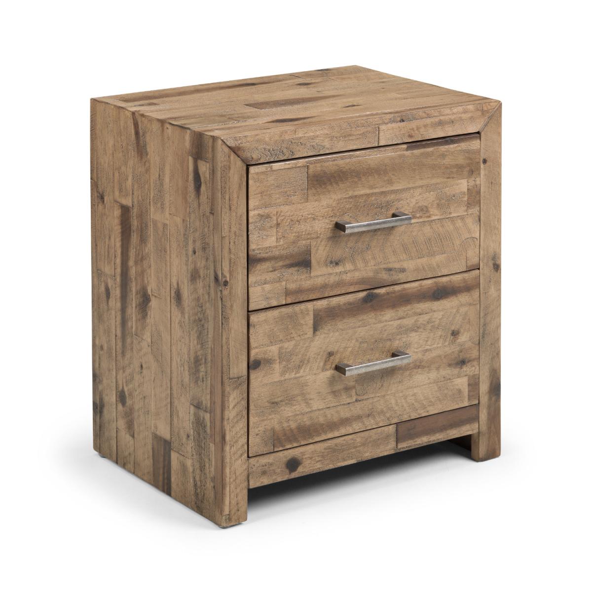 Hoxton 2 Drawer Bedside - Antique Oak – image 4