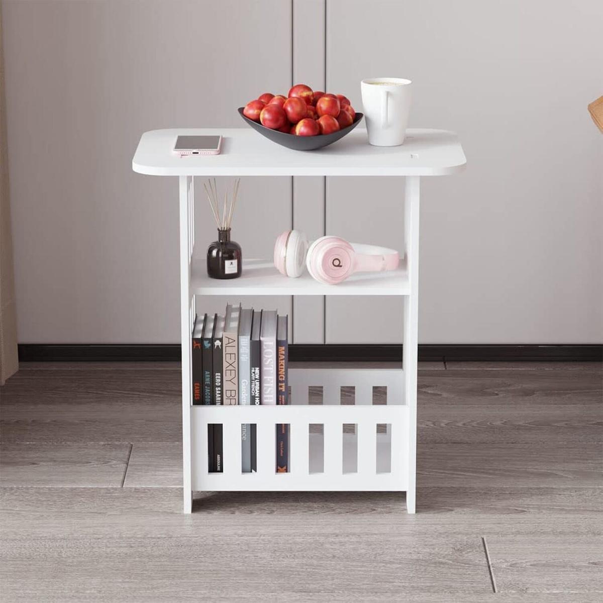 Small Bedside Storage - White / 40cm – image 2