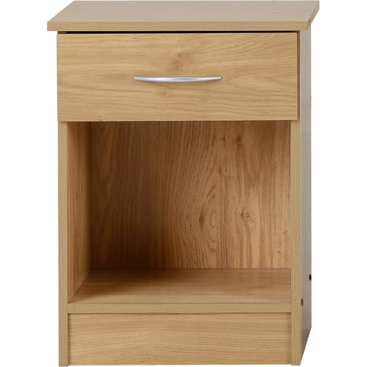 Bellingham 1 Drawer Bedside  - Oak Effect – image 2