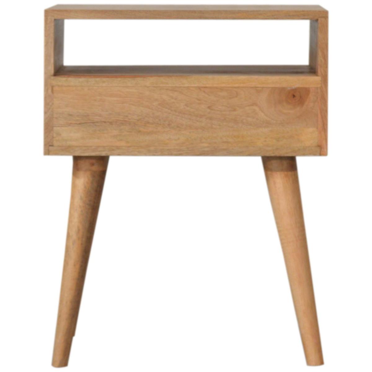 Sarina Wood Bedside Table - Oak – image 3
