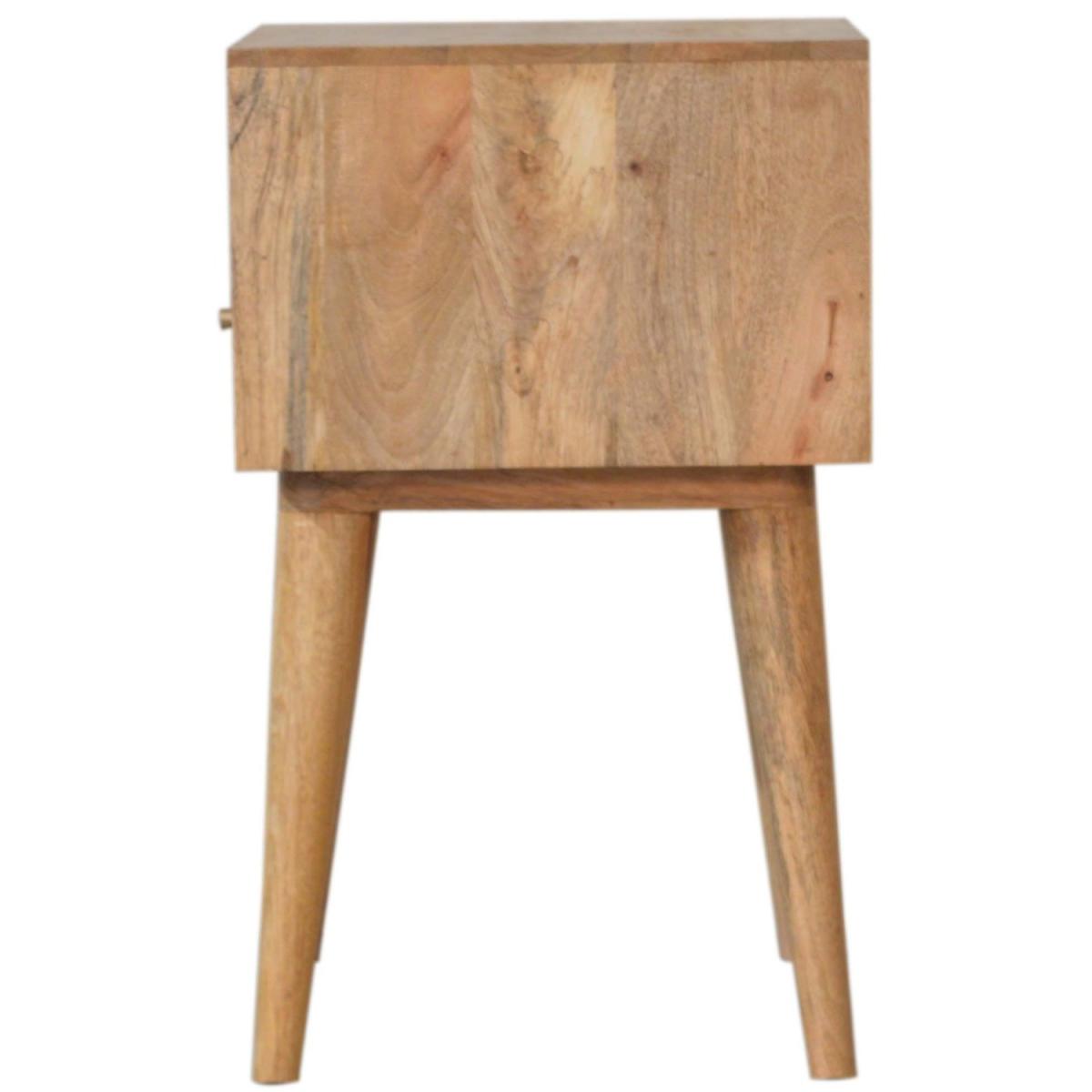 Sarina Wood Bedside Table - Oak – image 4