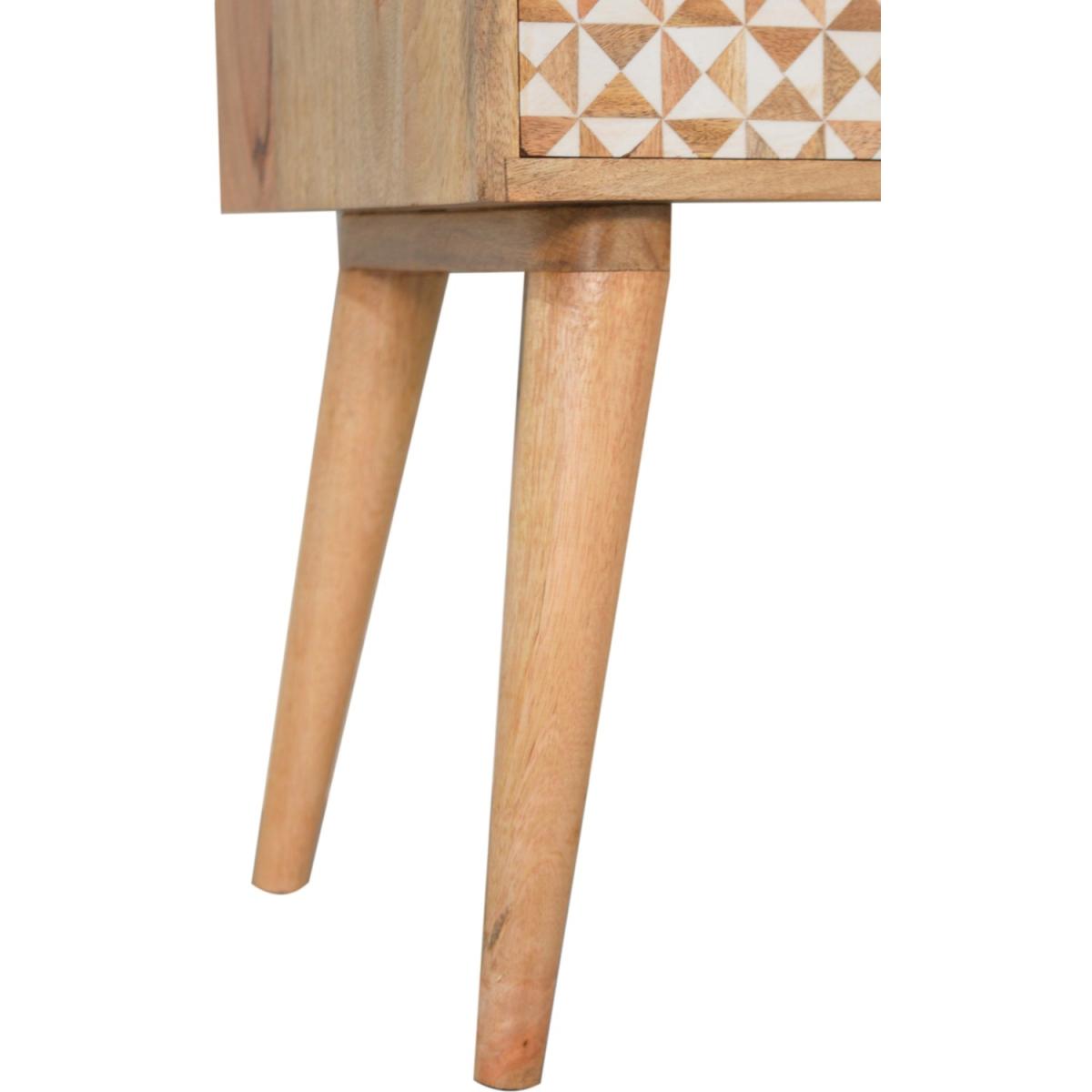 Sarina Wood Bedside Table - Oak – image 5
