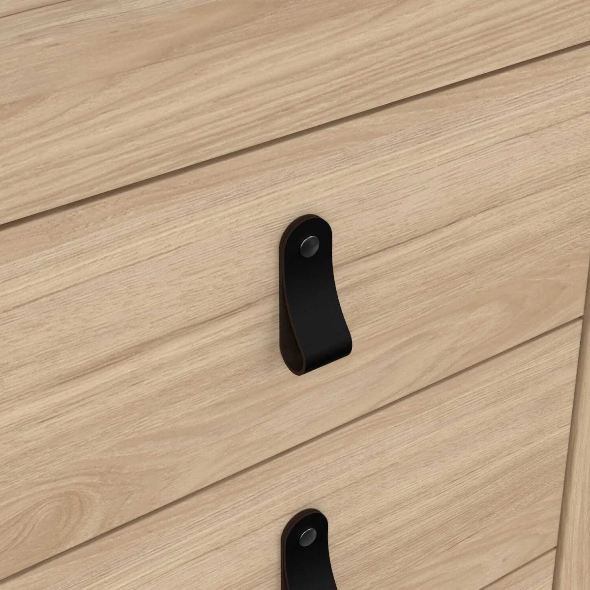 Wildberry Natural Oak Bedside Table, 3 Drawers - Neutral – image 6