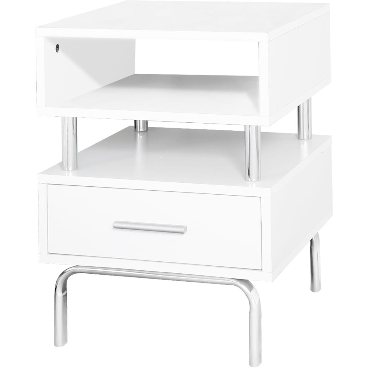 Rosamunde White Beside Table - White – image 2